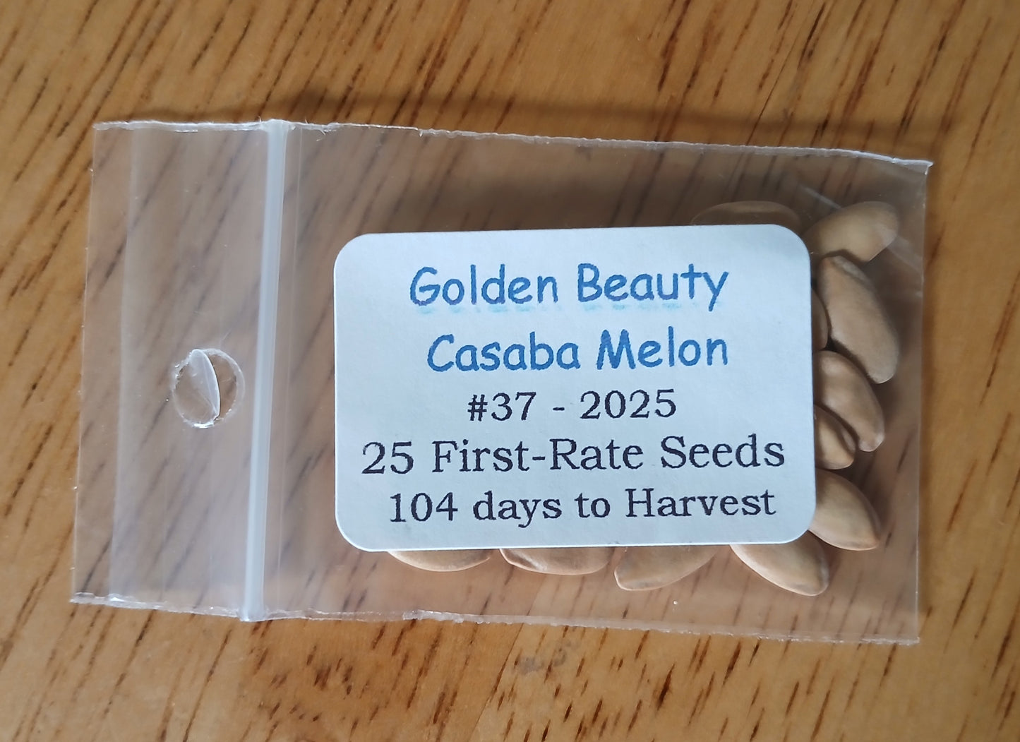 Golden Beauty Casaba Melon Heirloom seeds