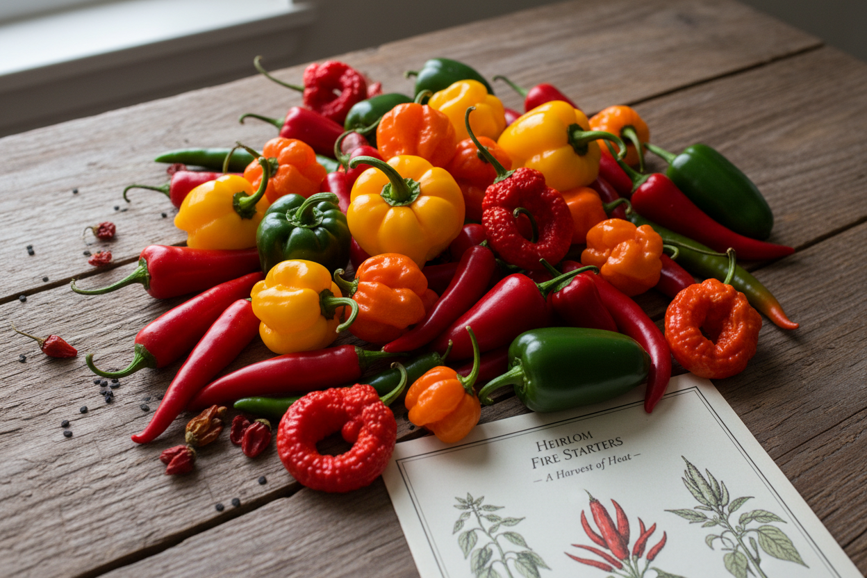 Heirloom Hot Peppers