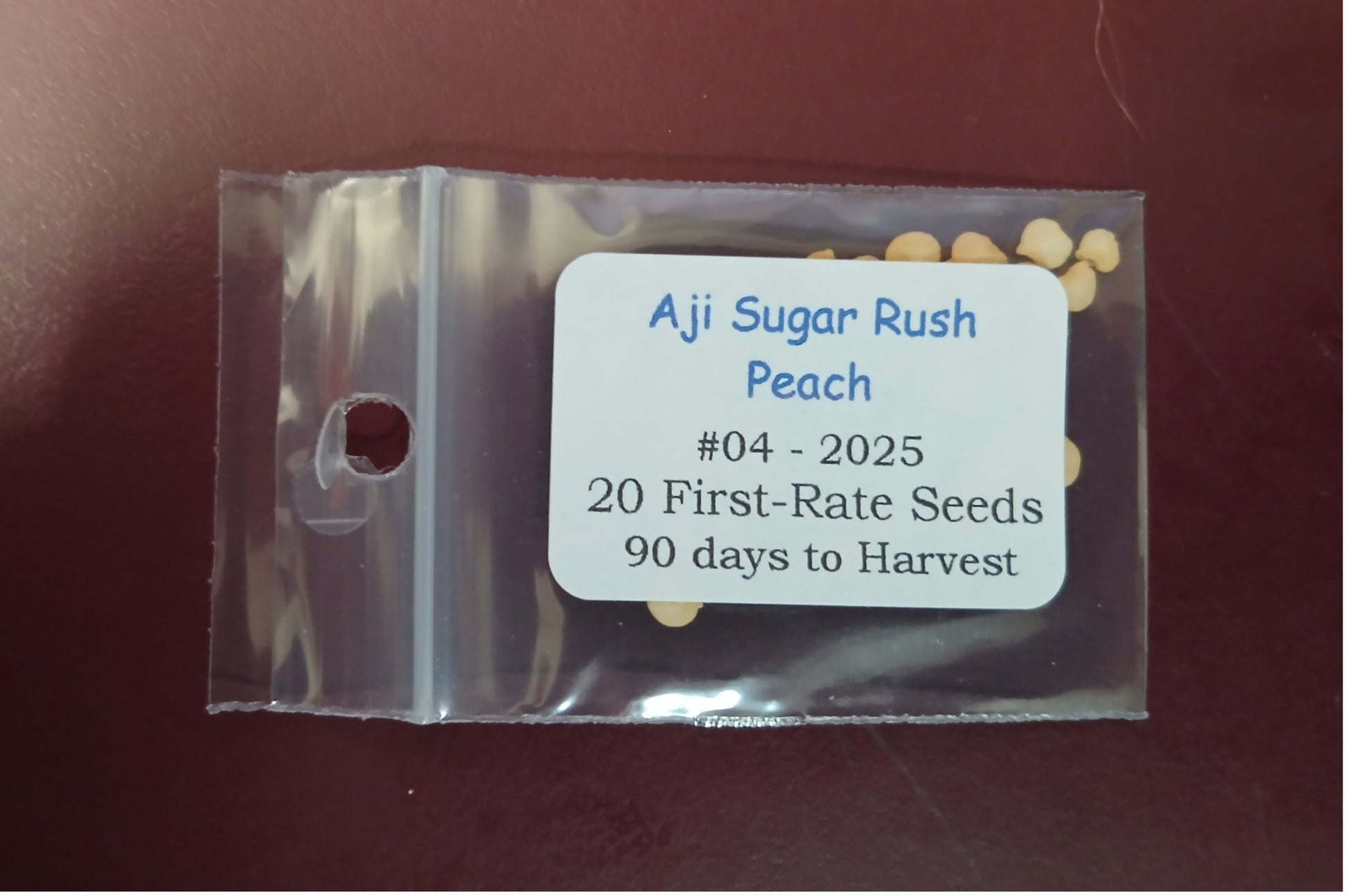 Aji Sugar Rush Peach Pepper Heirloom seeds