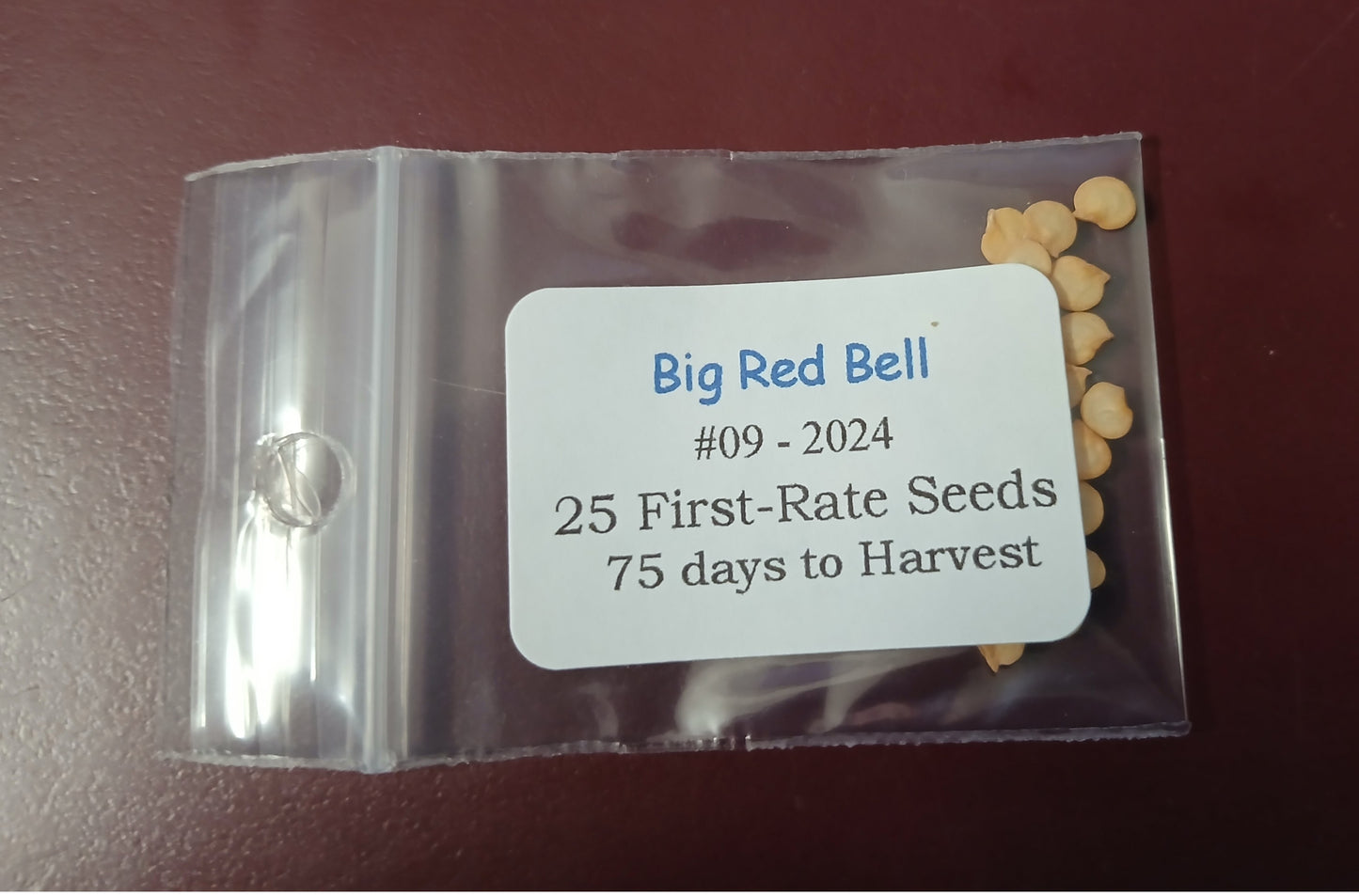 Sweet Big Red Bell Pepper Heirloom seeds