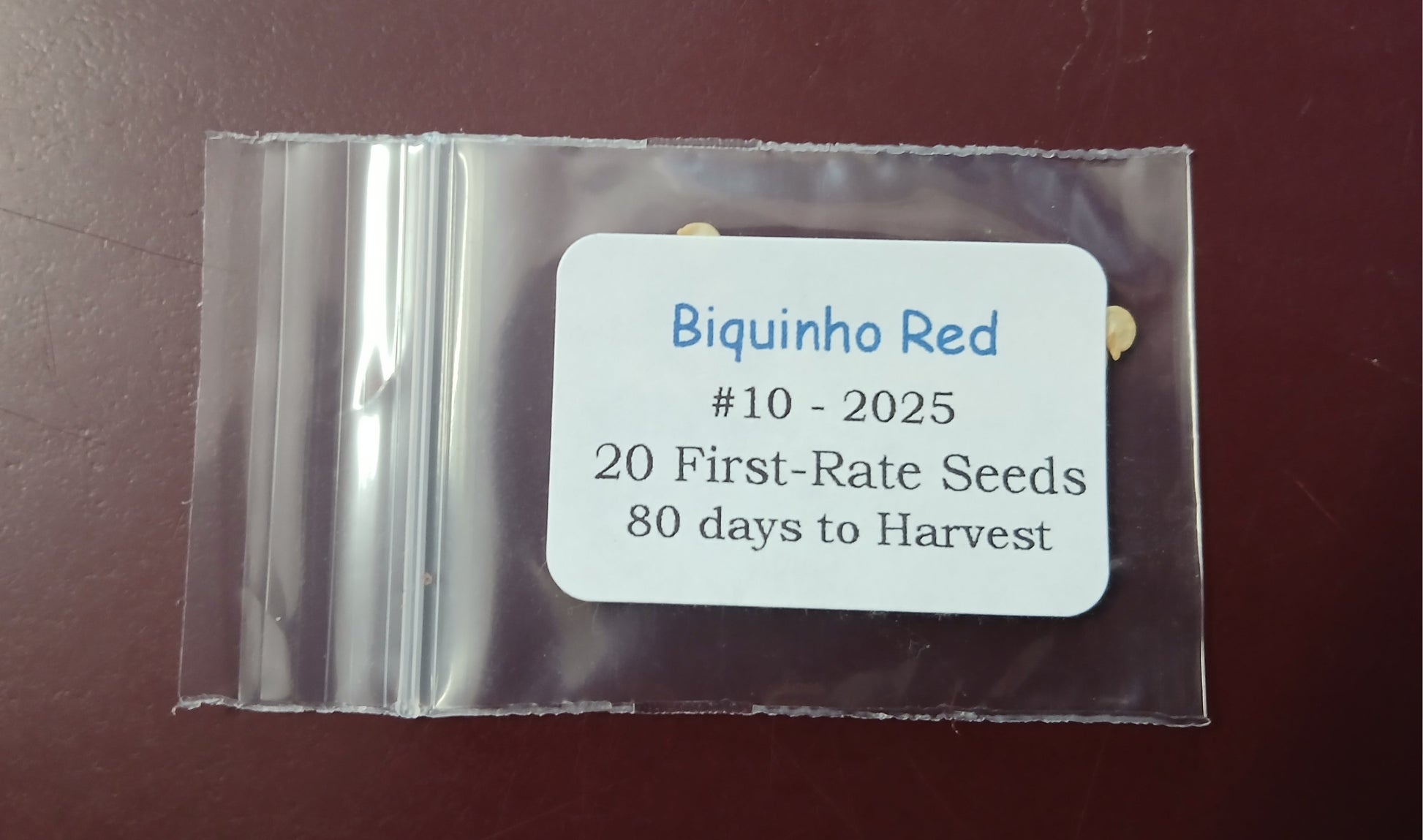 Biquinho Red Pepper Heirloom seeds