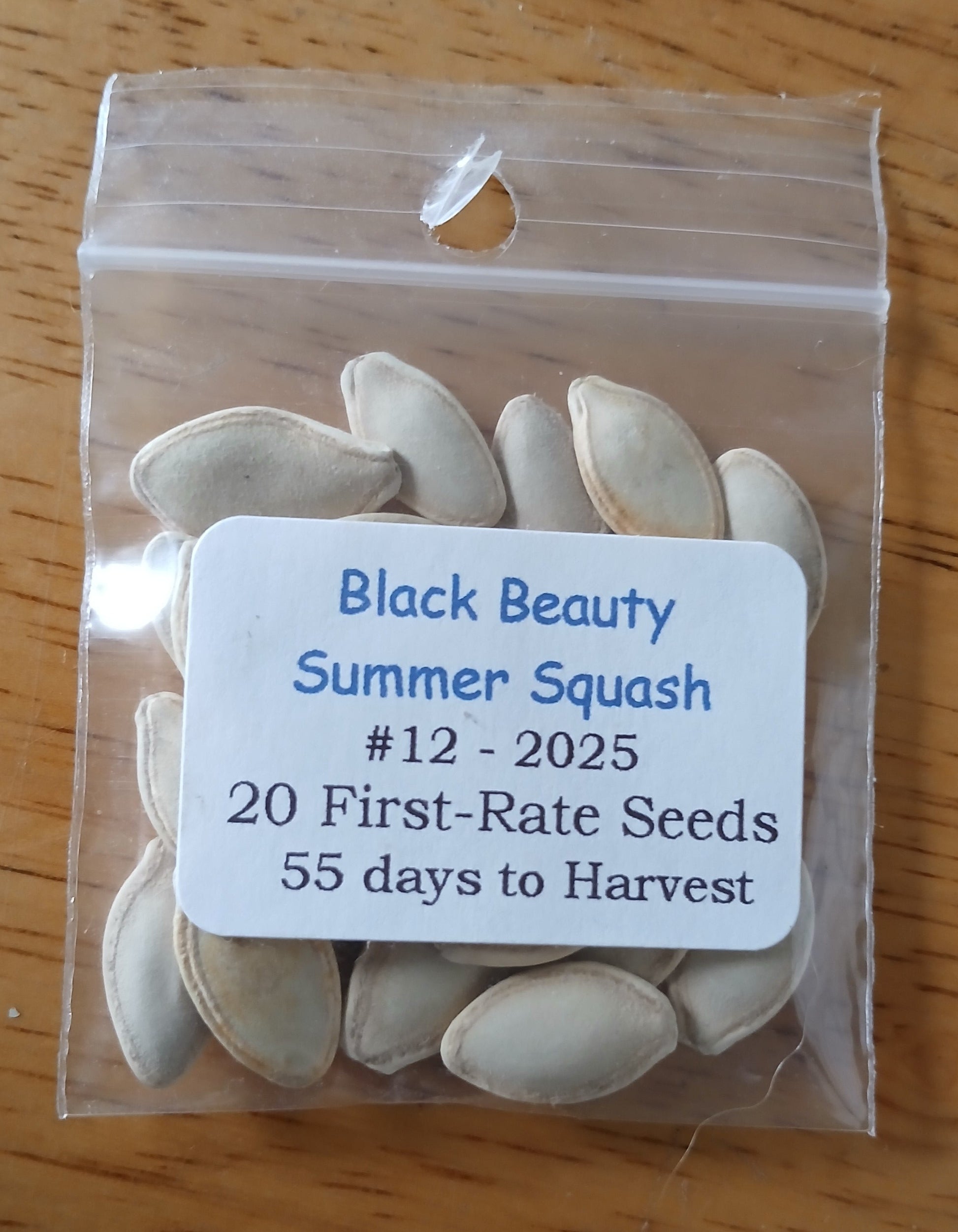 Black Beauty Squash Heirloom Seeds