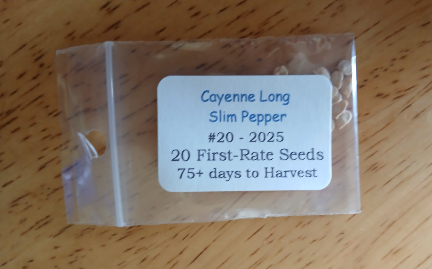 Cayenne Long Slim Pepper Heirloom seeds
