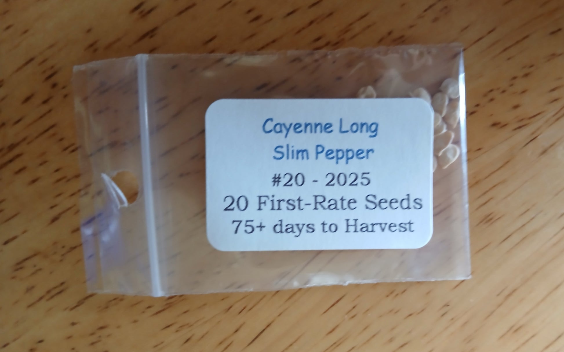 Cayenne Long Slim Pepper Heirloom seeds