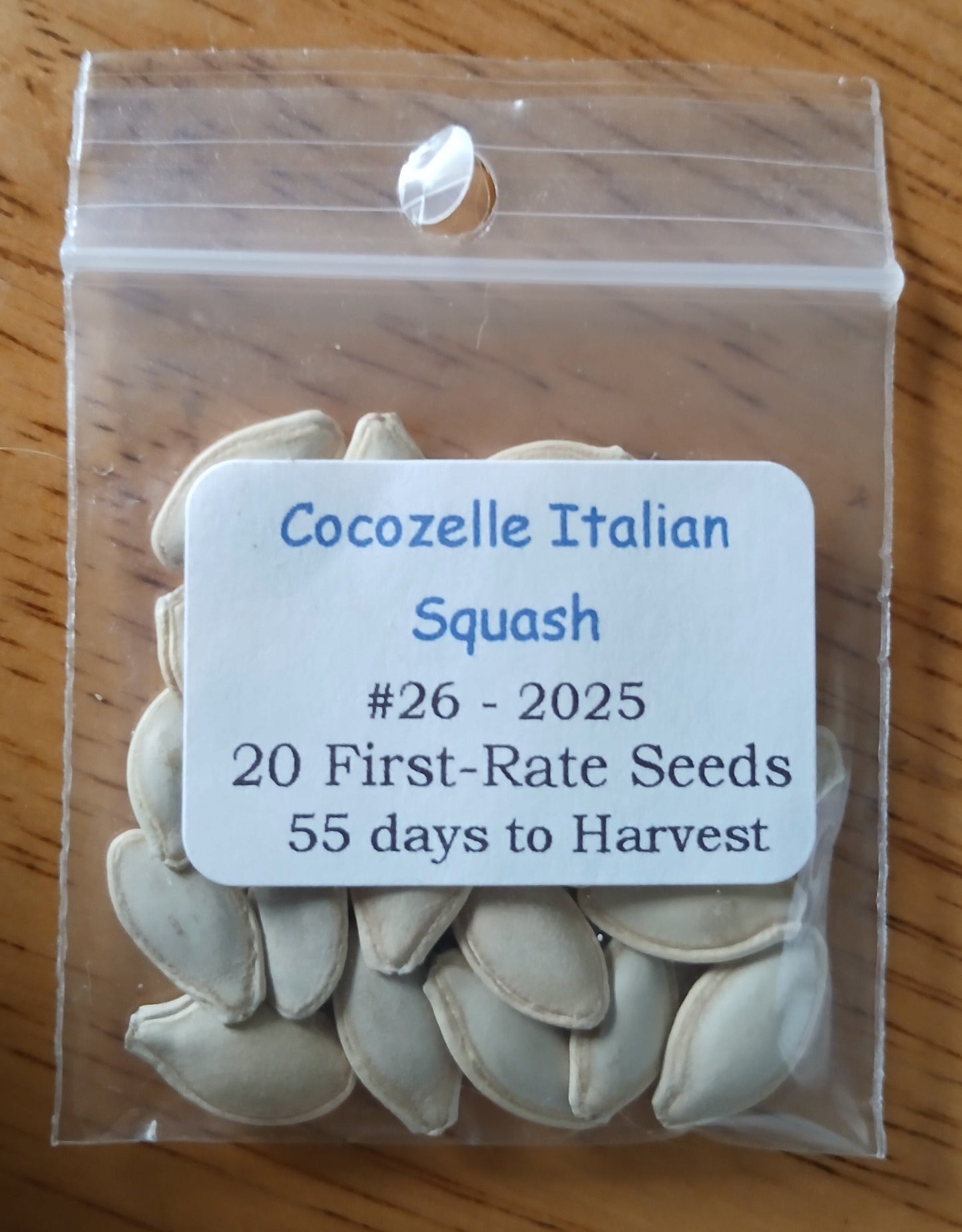 Italian Cocozelle Zucchini Heirloom seeds