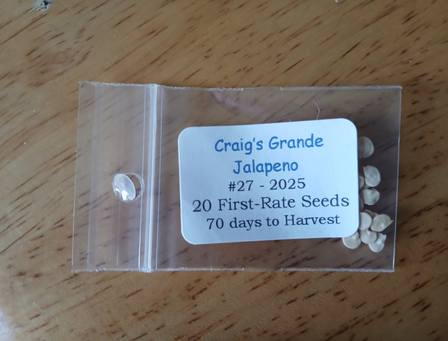 Craig's Grande Jalapeno Pepper Heirloom seeds