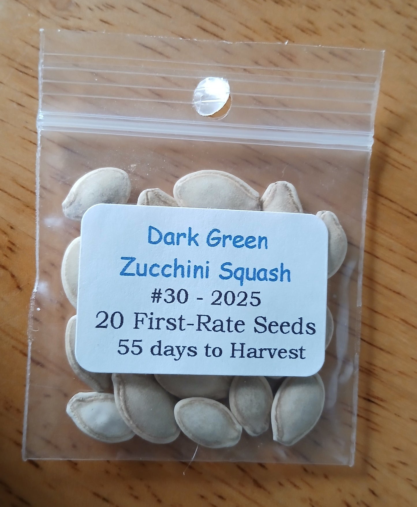 Dark Green Zucchini Heirloom seeds