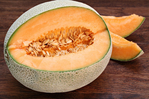 Delicious 51 Melon growing on the vine