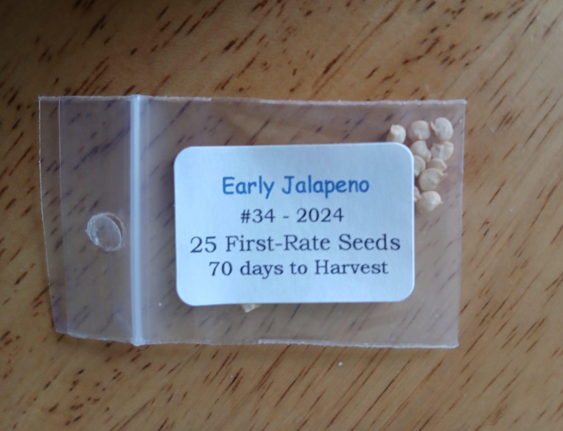 Early Jalapeno Pepper Heirloom seeds