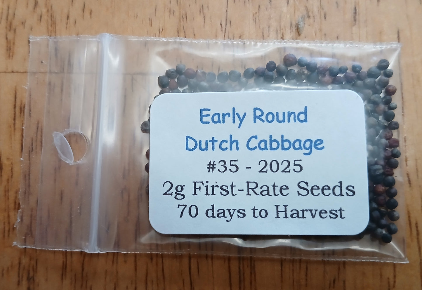 Early Round Dutch Cabbage Heirloom seeds