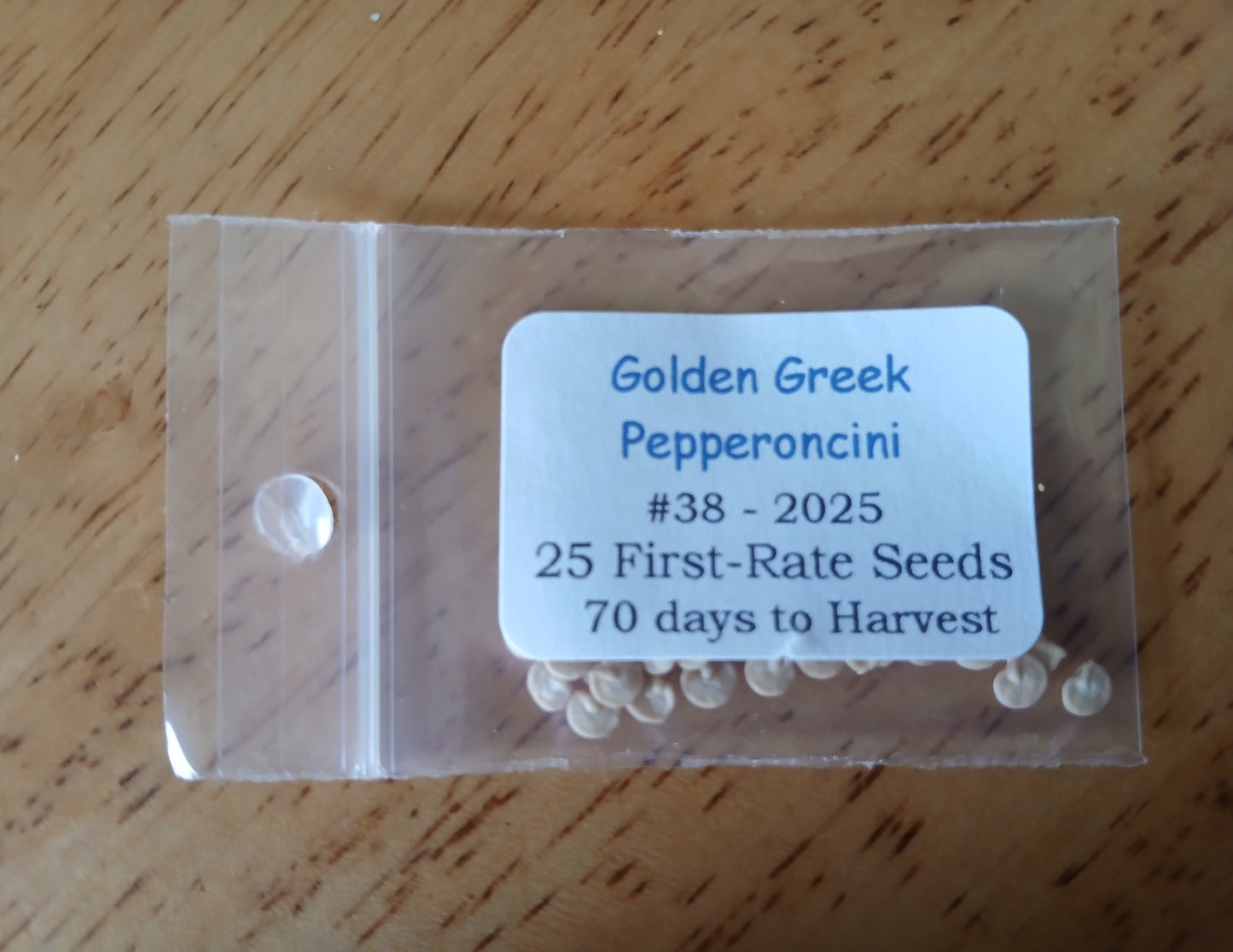 Golden Greek Pepperoncini Pepper Heirloom seeds