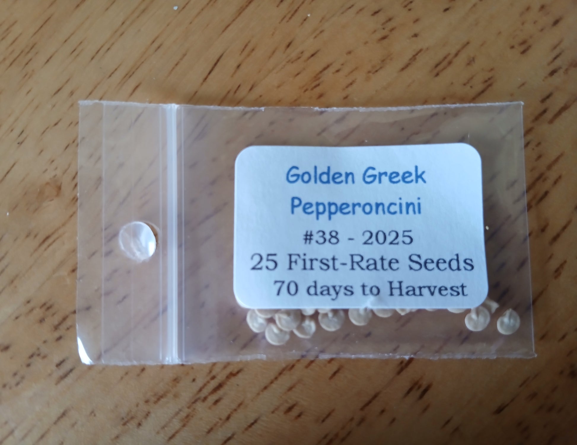Golden Greek Pepperoncini Pepper Heirloom seeds