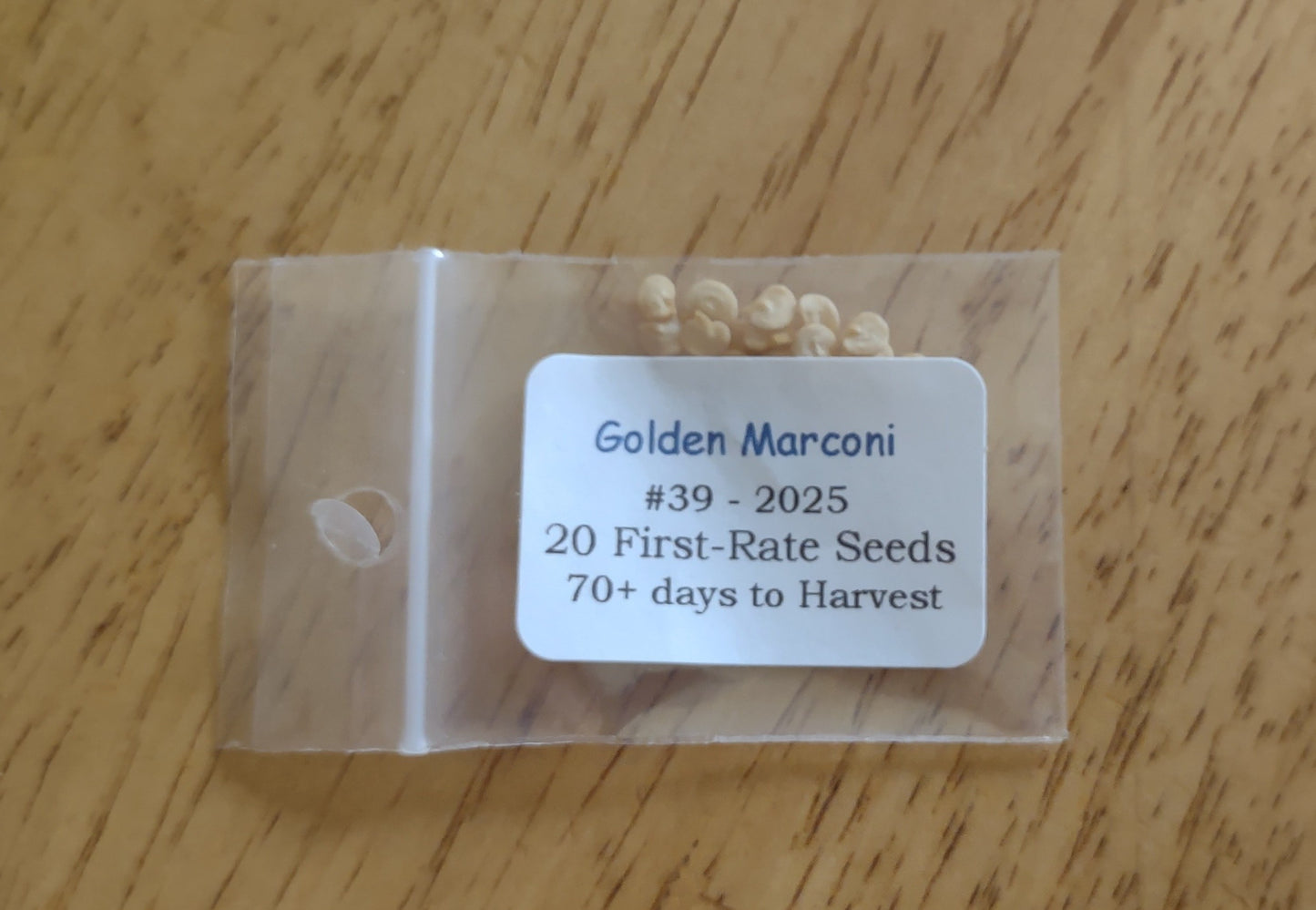 Golden Marconi Pepper Heirloom seeds