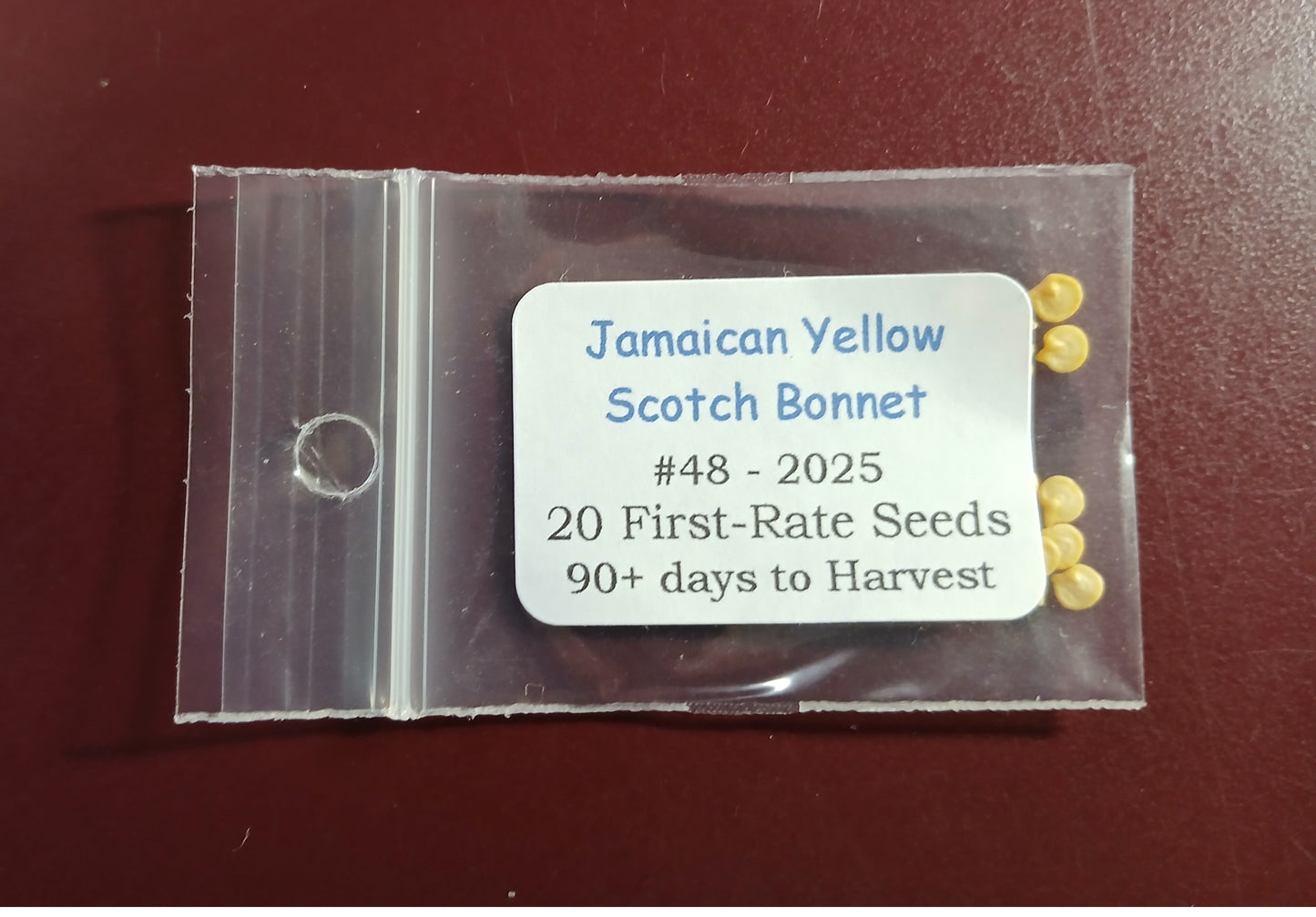 Jamaican Yellow Scotch Bonnet Heirloom seeds