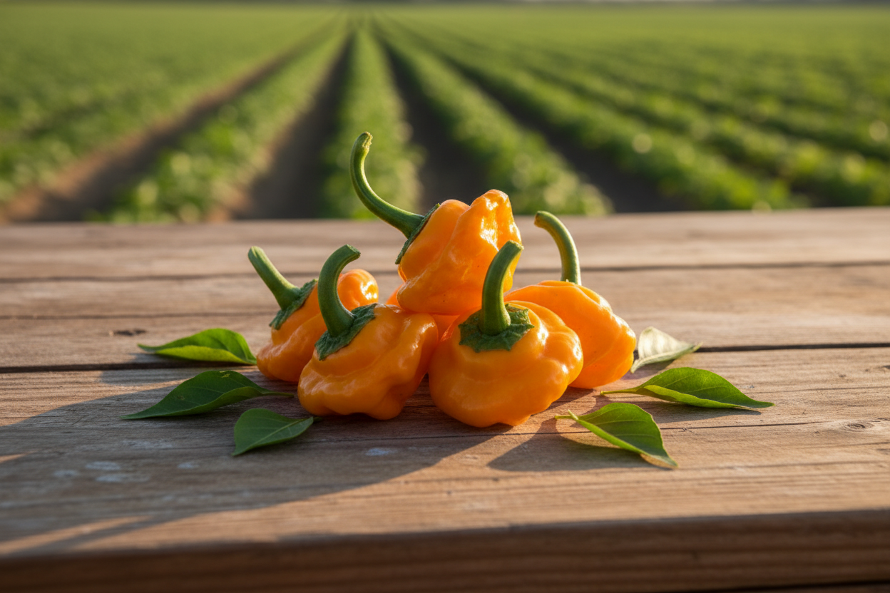 20 Fresh Harvest of Quality Jamaican Yellow Scotch Bonnet Pepper Seeds