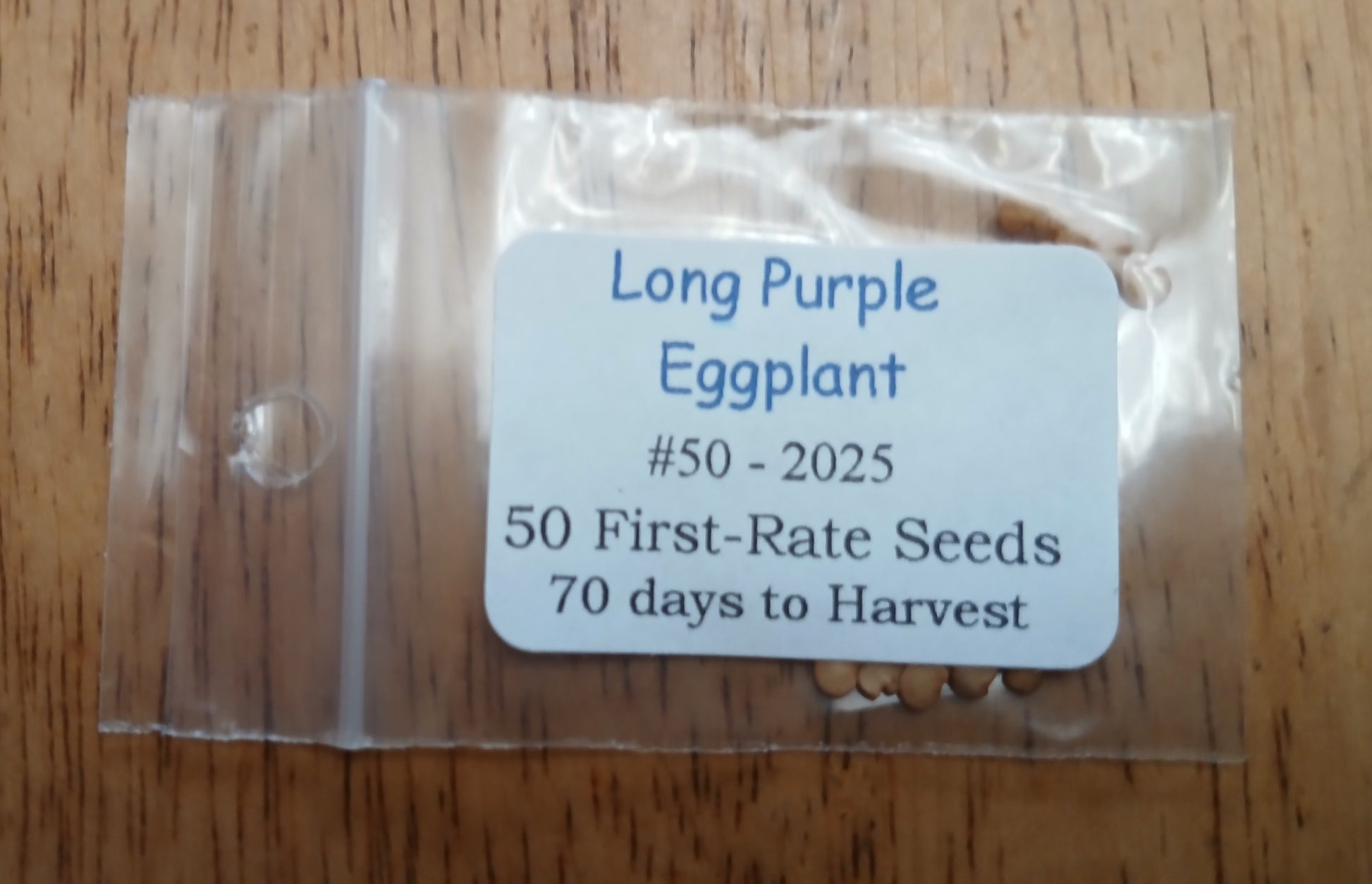 Long Purple Eggplant heirloom seed