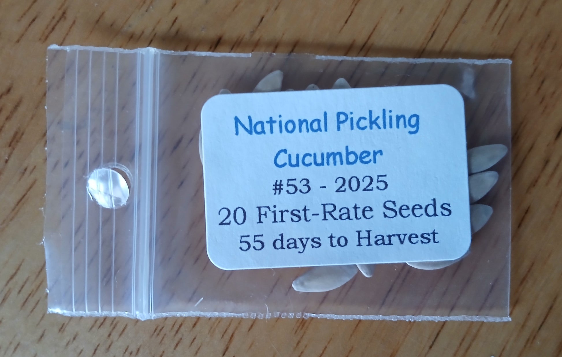 National Pickling Cucumber Heirloom Seeds