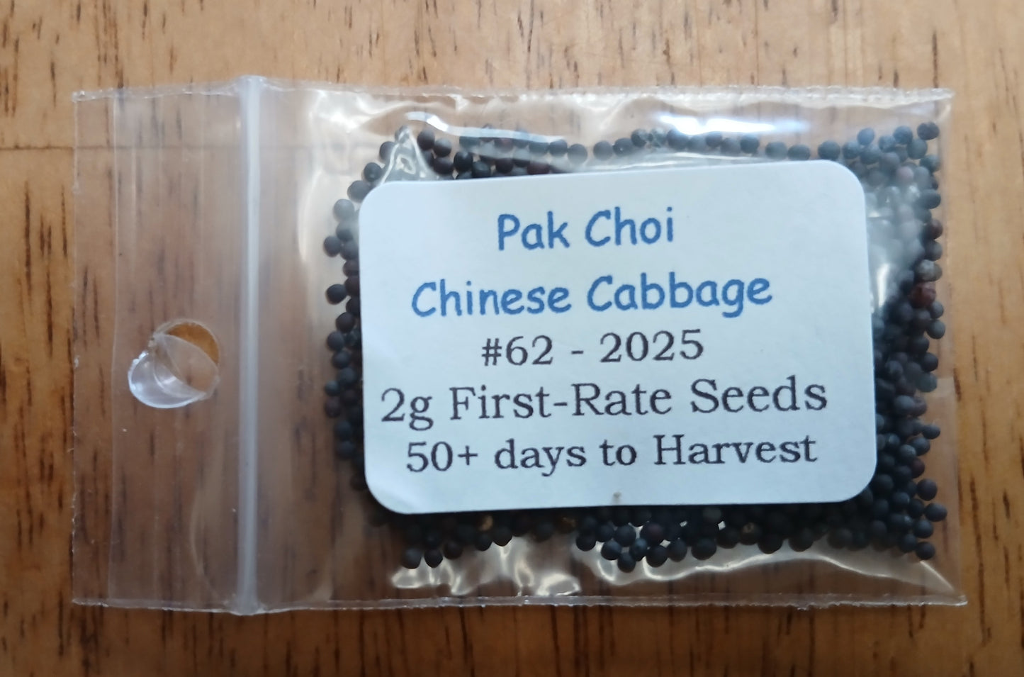 Pak Choi Chinese Cabbage Heirloom seeds