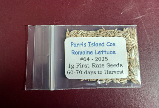 Parris Island Cos Romaine Lettuce Seeds – 1g (~900 Seeds)