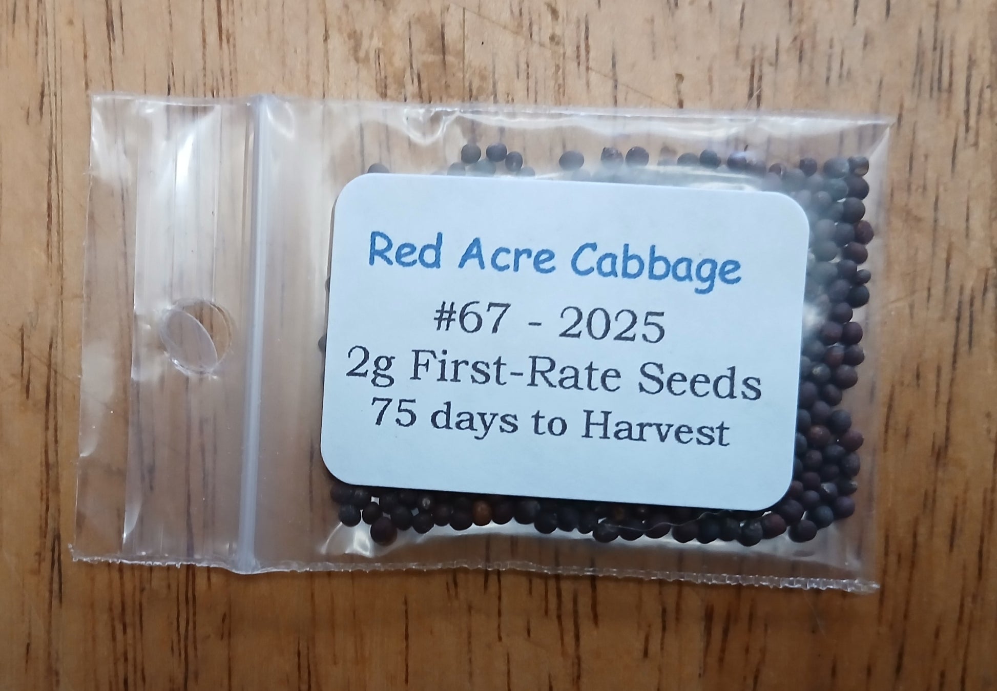 Red Acre Cabbage Heirloom seeds