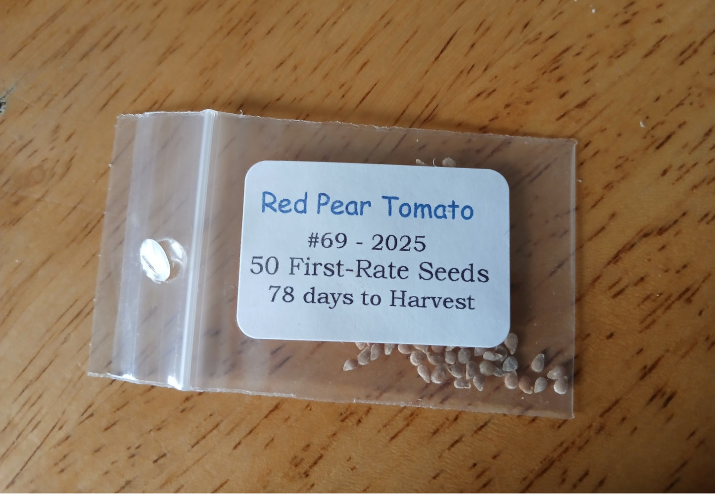 Red Pear Tomato Heirloom seeds