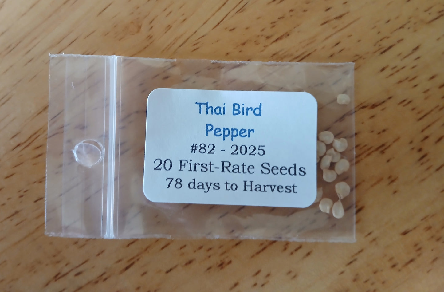 Thai Bird Pepper Heirloom seeds