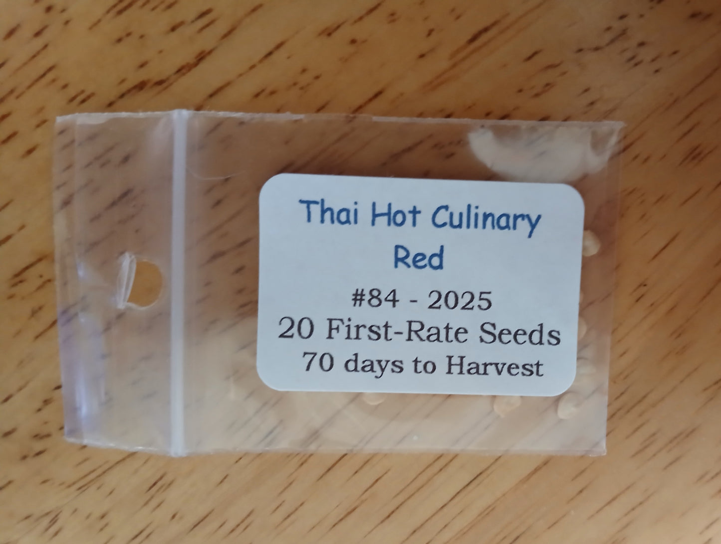 Thai Hot Red Culinary Pepper Heirloom seeds
