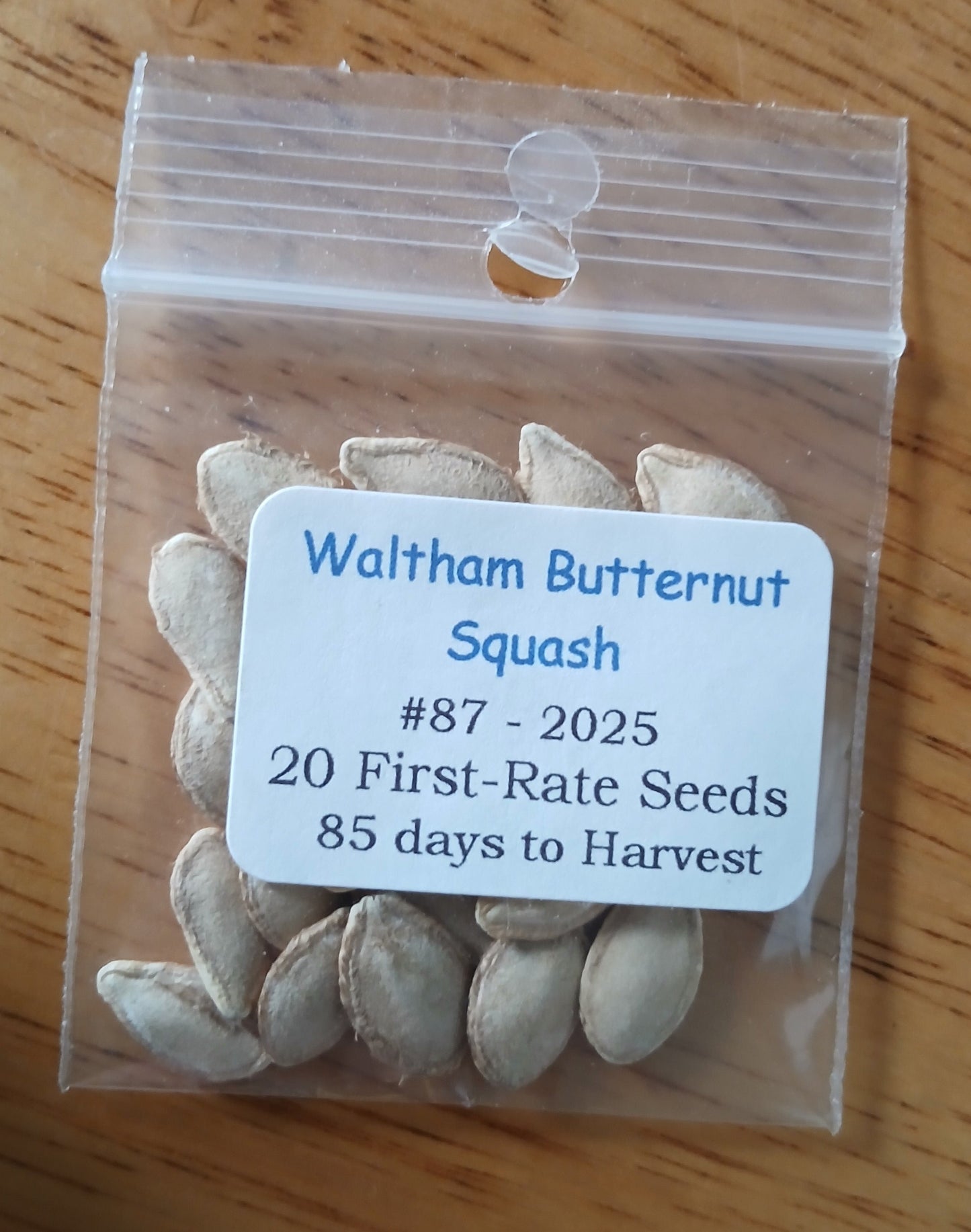 Waltham Butternut Squash Heirloom seeds