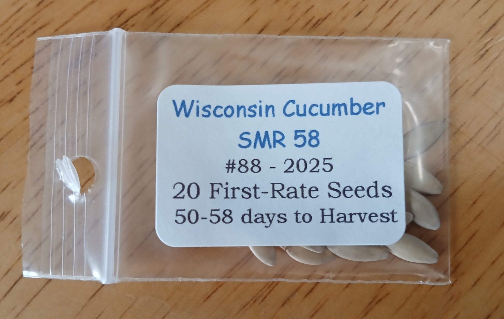 Wisconsin 58 Cucumber Heirloom Seeds